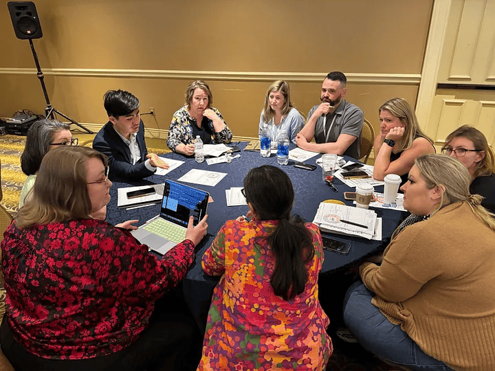 Adult education practitioners convene at the Digital Equity Champions for All Learners pre-conference session at the 2024 COABE National Conference.