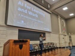 Rachel Riggs presents on AI for learning and work